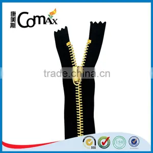 5# Brass Y Teeth Custom Gold Metal Zipper For Bags/Garment thumbnail-5