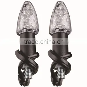 Universal Carbon Look Motorcycle Led Corner Lights thumbnail-1