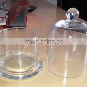 Glass Candle Holder, Candle Glass for Home Decoration thumbnail-1