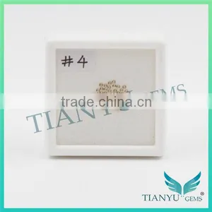 Cheap Gems for Jewelry Synthetic #4 Round Brilliant Cut Nano Sital Gemstones Wholesale Price thumbnail-2
