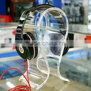 Beautiful Acrylic Display Stand for Earphone Clear Acrylic Display Stand thumbnail-1