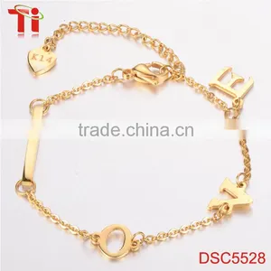 Stainless Steel Bracelet for Girls, Exquisite Bracelet With Adjustable End, Fine Chain Stainless Steel Jewelry Gift thumbnail-2