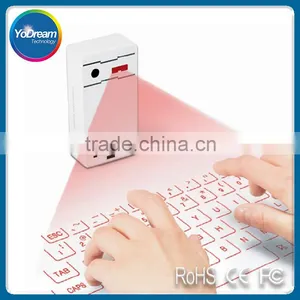 High Tech Mini Wireless Bluetooth Virtual Laser Keyboard and Mouse Combo Portable Bluetooth Speaker for Huawei Mate 9 Iphone 7s thumbnail-1