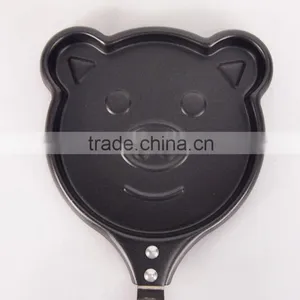 Pig Shape Carbon Steel Non Stick Mini Egg Fry Pan thumbnail-4