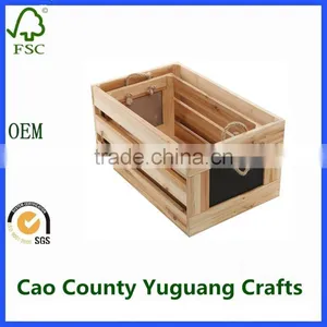 Wooden Chalkboard Crates Wooden Shipping Crates for Sale thumbnail-2