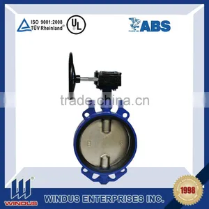 DN1900 PN73 Acid Resistant High Silicon Ductile Iron Butterfly Valve thumbnail-1