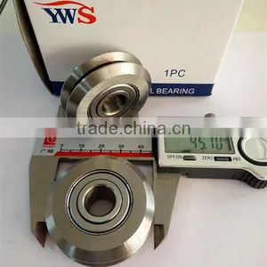 China Market Steel v Slot Wheels v Groove Bearing v Groove Track 12x45.7x15.8 RM3 thumbnail-4