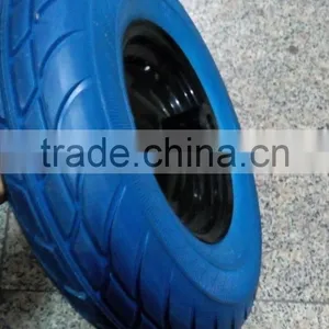 Swivel Mute 3.00-8 pu Tyre for Beach Wagon thumbnail-3
