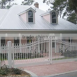 Aluminum/ Hot Dip Galvanized Powder Coated Metal Modern Gates Design and Fences thumbnail-1