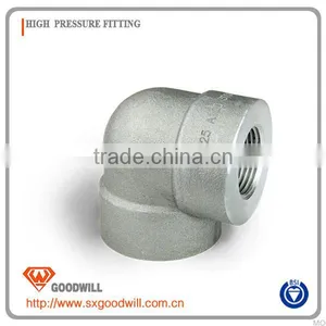 3000lb A105 NPT Threaded 90 Degree Elbow thumbnail-1