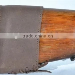 Recoil and Extension Pad Shotgun and Rifle Leather Slip On Recoil Pad Leather Recoil Pad for Riffle or Shotgun thumbnail-1
