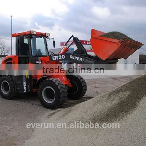 Everun Brand CE Approved Multi-Fuction Articulated 2.0 Ton Wheel Loader thumbnail-2
