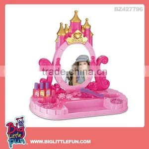 Dressing Table Toy Plastic Toy Makeup Mirror Set thumbnail-1
