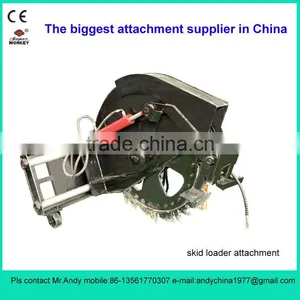 Skid Steer Loader Attachment Disk Type Trencher (skid Loader Attachment,bobcat Attachment) thumbnail-1