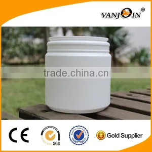 500ML HDPE White Round Clear Plastic Jar for Cosmetics Care Storage thumbnail-2
