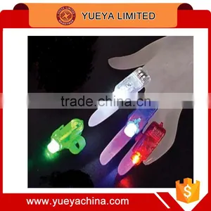 4pcs Set Magic LED Bright Laser Finger Ring Light Lamp Party thumbnail-1