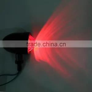 Red Lense Black Turn Signal Universal For Cruiser Chopper Custom Bobber thumbnail-3