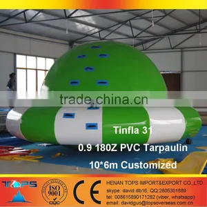 Inflatable Saturn Water Park Tinfla 31 in PVC Tarpaulin Materials Gyro Spinning Top thumbnail-2