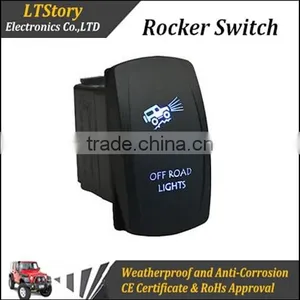 Light Bar Red Green Yellow Colorfull 12/24v Carling Rocker Switch thumbnail-1