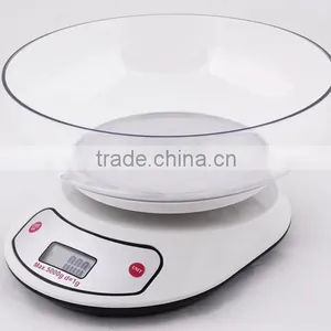 Plastic 5kg/1g Electronic Kitchen Scale thumbnail-1