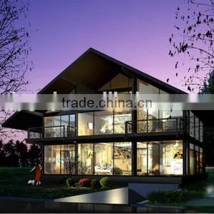 Luxury Prefabricated Steel Structure Building thumbnail-1