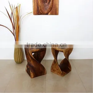 Antique Wooden Side Table thumbnail-5
