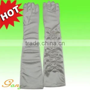 Pretty Wedding Satin Long Bridal Glove thumbnail-1
