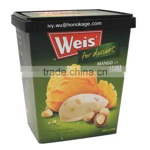 Wholesale Ice Cream Plastic Cup With Lid,Ice Cream Storage Container Quart thumbnail-6