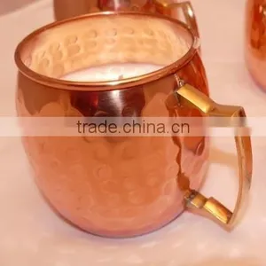 Copper Candle Votive Container / Jar thumbnail-1