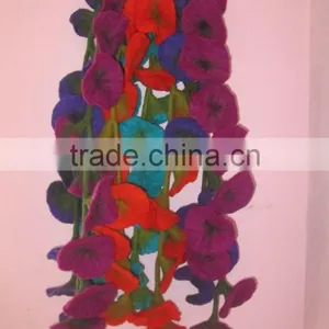 High Quality Handmade Wool Felt Decorative Garland /Wool Flower/ Artificial Flower /Tulip thumbnail-1