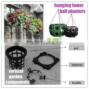 Plastic Hanging Basket, Home Garden, Vertical Garden Plastic Pots thumbnail-3