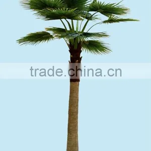 Home Garden Edging Decorative 5ft to 16ft Height Outdoor Artificial Green Plastic Palm Trees EDS06 0820 thumbnail-4
