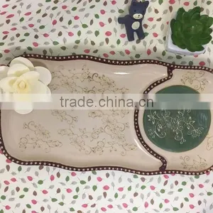 Daily Use Hand-painted Stocked Porcelain Dinner Plates High Quality Porcelain Plate thumbnail-4