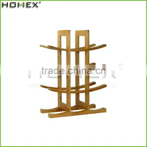 Modern Design Hot Sale Bamboo Tree Wine Rack for Display/Homex_Factory thumbnail-2