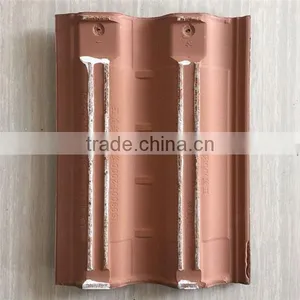 Yixing Waterproof House Clay Roof Tile Double Bent Clay Roof Tiles thumbnail-2