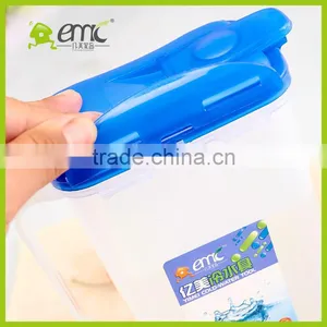 New Lock Style Plastic Juice /tea/water Fresh Cold Kettle Cold PP Water Bottle With Lid thumbnail-5