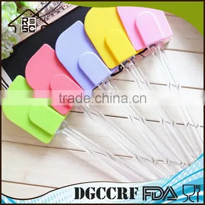 Butter Scraper With Transparent Handle Small Heat Resistant Cooking Utensil thumbnail-3