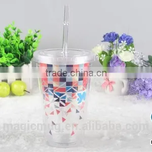 Most Popular Custom Logo Colorful Plastic Cup thumbnail-6
