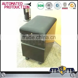 Commercial Furniture Office Mobile 2 Drawer Pedestal With Seat Pad thumbnail-5