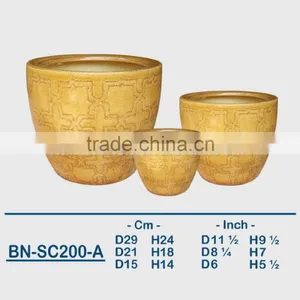 Vietnamese Ceramic Glazed Indoor Pot/ Indoor Planter BN-SC200-A thumbnail-1