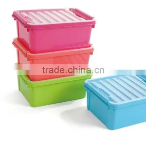 34L Plastic Storage Box / Finishing Box With Cover and Lock thumbnail-3