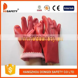 DDSAFETY With 5Years Experience Red PVC Gloves With CE Certificate thumbnail-1