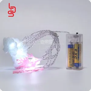 Sea Shell Non-woven Fabrics White Customized Fairy Light String Children Bedroom Decoration thumbnail-3