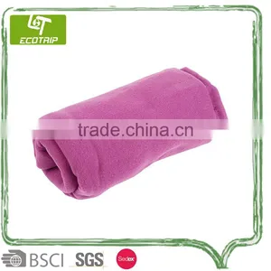 Super Soft 100% Polyester Cheap Plain Travel Airline Korean Blanket thumbnail-2