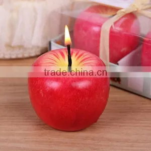 Apple Shape Happy Birthday Candle thumbnail-2