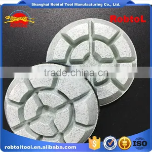 3" 200#diamond Floor Polishing Pads Hook and Loop Grinding Grinder Renew Renovation Marble Granite Concrete Terrazzo thumbnail-1