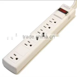 UL-Listed 6 Outlet Surge Protector With Transformer Spaced thumbnail-1