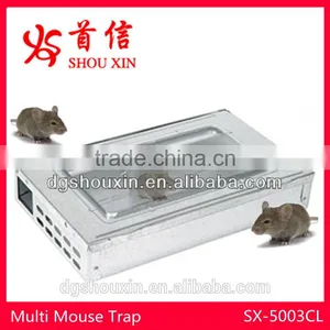 Multi Catch Metal Humane Pest Control Products for Mouse Trap SX-5003CL thumbnail-1