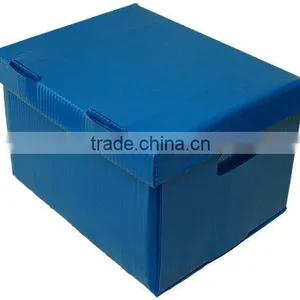 Polypropylene pp Corrugated Plastic Box With Lid thumbnail-1