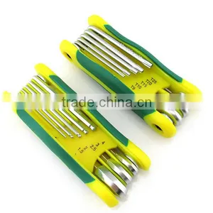 Berrylion Tools Ball End 8pcs Foldable Allen Key Set With Reasonable Price thumbnail-3
